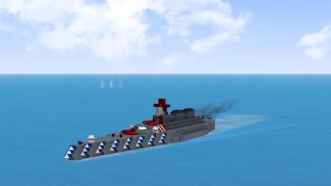 Title: USS Freedom BB-2 (New Paintjob & Anti-Aircraft) / Author: ????????DevilDog????
