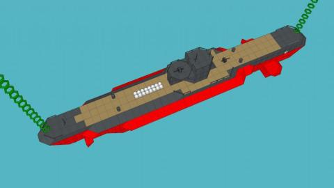 Title: Modified U-Boat turns out laying mines under ships is decently effective / Author: Rosscarrock