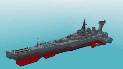 Title: USS Missouri BB-82 (Space) | Space battleship / Author: