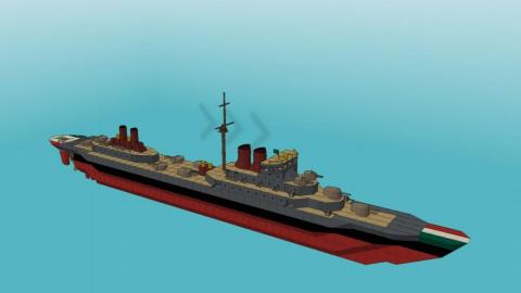 Title: MXS El Mexicano battleship  / Author: Joss de avila