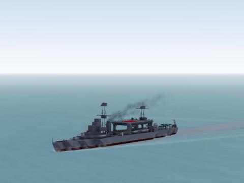 Title: Chiyoda (1946) - and nice battlecarrier Phoenix / Author: